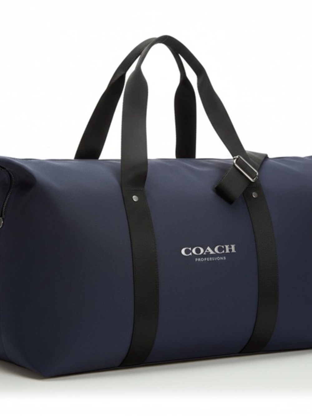Coach Navy Blue Duffle Weekender Gym Travel Carry On Bag – with Tag